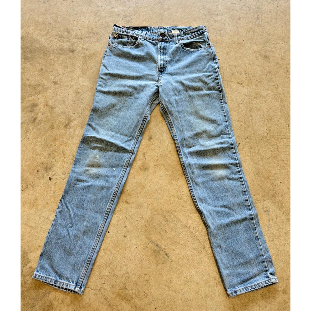 Vintage Levi’s 512 Slim Taper Jeans 34x31 Made in USA Mid Rise Y2K Era